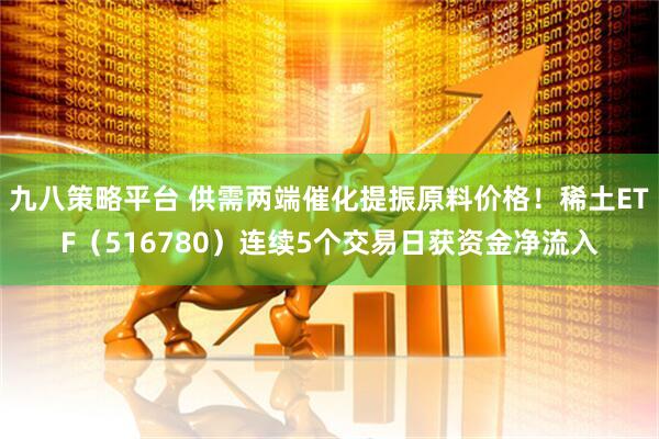 九八策略平台 供需两端催化提振原料价格！稀土ETF（516780）连续5个交易日获资金净流入
