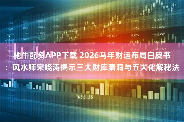 驰牛配资APP下载 2026马年财运布局白皮书：风水师宋晓涛揭示三大财库漏洞与五大化解秘法